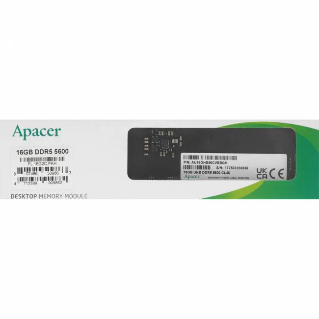 Модуль памяти Apacer FL.16G2C.PKH — для бизнеса и офиса