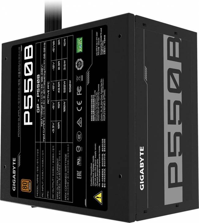 Блок питания Gigabyte GP-P550B — для бизнеса и офиса