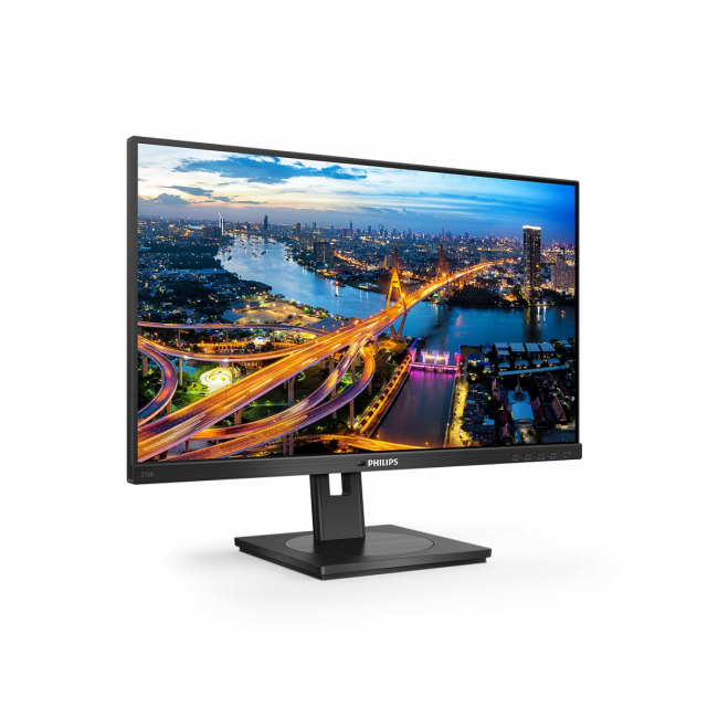 Монитор Philips 275B1 27'', 2560x1440, IPS, 75hz, 50M:1, 350cd, 4ms, DVI, HDMI 1.4, DP 1.2, 4xUSB 3.2, Speakers, H. adj 150mm, pivot, VESA, 3Y, Black Philips 275B1 — для бизнеса и офиса Монитор Philips 275B1 27'', 2560x1440, IPS, 75hz, 50M:1, 350cd, 4ms, DVI, HDMI 1.4, DP 1.2, 4xUSB 3.2, Speakers, H. adj 150mm, pivot, VESA, 3Y, Black Philips 275B1 — для бизнеса и офиса