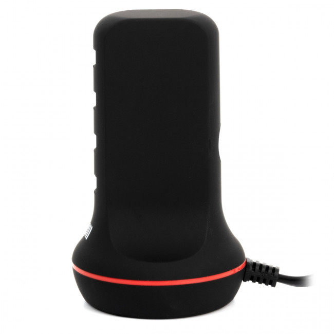 Универсальная сетевая  зарядка STM U4 , 4*USB черная STM U4 — для бизнеса и офиса