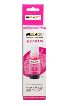 Контейнер с чернилами Hi-Black (HB-E101) для Epson EcoTank L4150/4160, M , 70ml