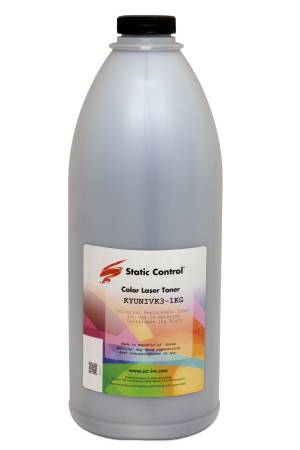 Тонер Static Control Универсальный для Kyocera, Bk, 1 кг, флакон