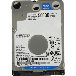 Жесткий диск Western Digital Blue 500GB (WD5000LPZX) Жесткий диск Western Digital Blue 500GB (WD5000LPZX)
