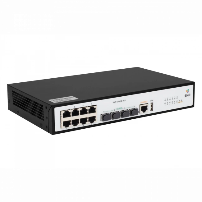 Коммутатор SNR SNR-S2989G-8TX — для бизнеса и офиса Коммутатор SNR SNR-S2989G-8TX — для бизнеса и офиса