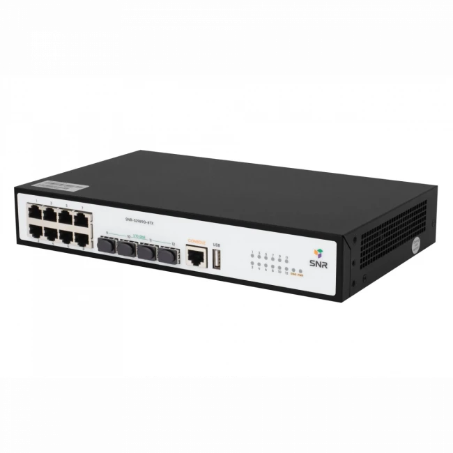 Коммутатор SNR SNR-S2989G-8TX — для бизнеса и офиса Коммутатор SNR SNR-S2989G-8TX — для бизнеса и офиса