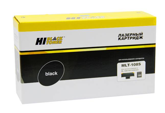 Картридж Hi-Black (HB-MLT-D108S) для Samsung ML-1640/1641/2240/2241, 1,5K — для бизнеса и офиса