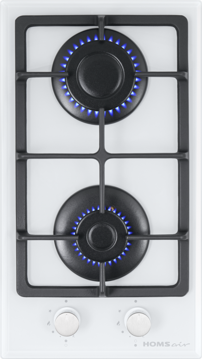 Газовая домино HOMSair HOMSAir HGG323GCWH — для бизнеса и офиса