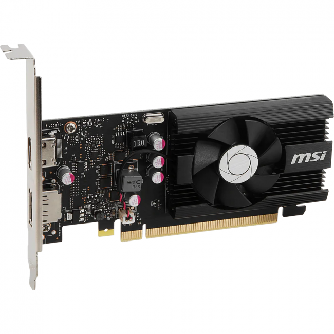 Видеокарта MSI GeForce GT 1030 4GD4 LP OC — для бизнеса и офиса