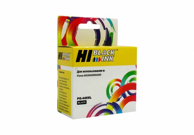 Картридж Hi-Black (HB-PG-440XL-Bk) для Canon PIXMA MG2140/3140, Bk — для бизнеса и офиса