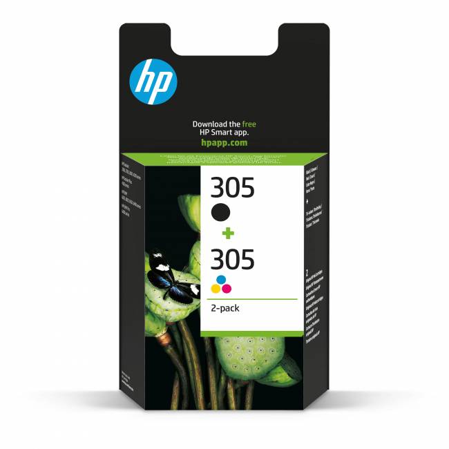 Картридж струйный 305 для HP DJ 2320/2710/2720, 120/100стр.(O) (3YM60AE+3YM61AE) черный+цвет 6ZD17AE — для бизнеса и офиса