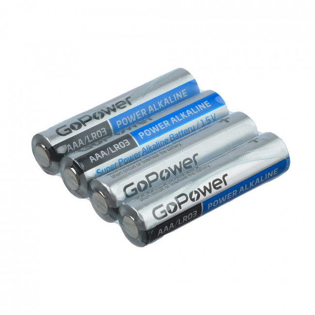 Батарейка GoPower LR03 AAA Shrink 4 Alkaline 1.5V (4/20/640) коробка (20 шт.) Батарейка GoPower LR03 AAA (00-00017749) Батарейка GoPower LR03 AAA Shrink 4 Alkaline 1.5V (4/20/640) коробка (20 шт.) Батарейка GoPower LR03 AAA (00-00017749)