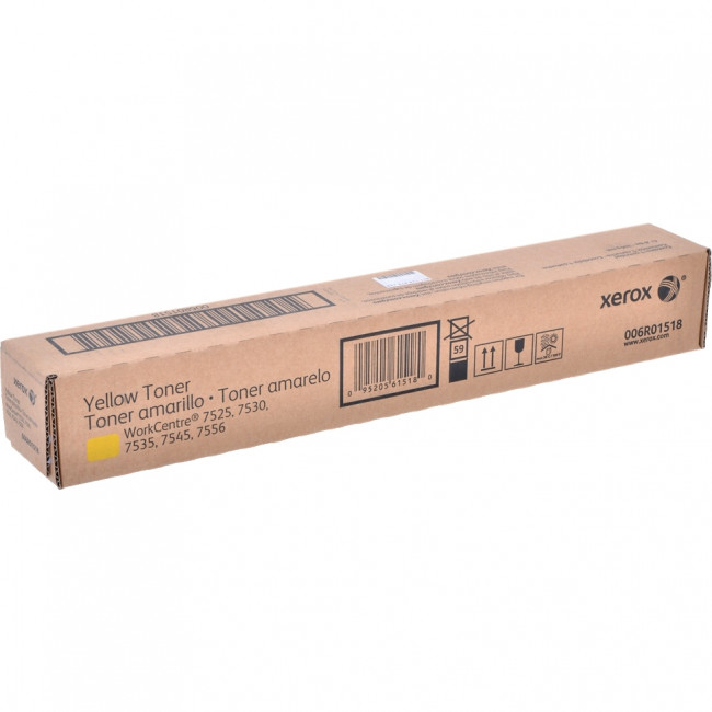 ТОНЕР-КАРТРИДЖ ЖЕЛТЫЙ WC7545, 15K Xerox 006R01518 ТОНЕР-КАРТРИДЖ ЖЕЛТЫЙ WC7545, 15K Xerox 006R01518