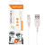 Кабель GoPower GP01M USB (m)-microUSB (m) 1.0м 2.4A ПВХ белый (1/800) Кабель GoPower GP01M (00-00018563)