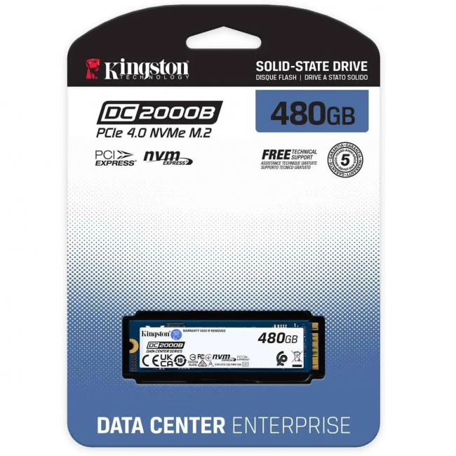 Твердотельный накопитель Kingston SEDC2000BM8/480G — для бизнеса и офиса