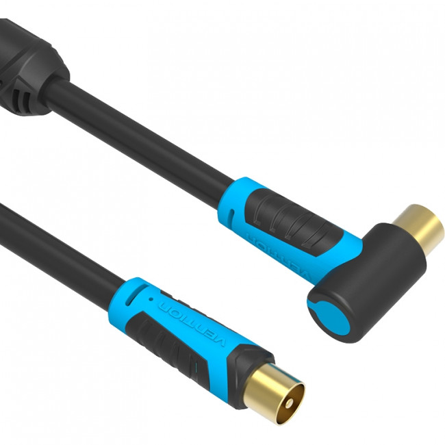 Кабель Vention антенный M/M угол 90 - 1,5м Антенный Vention TV M/TV M - 1.5 м (VAV-A02-B150)