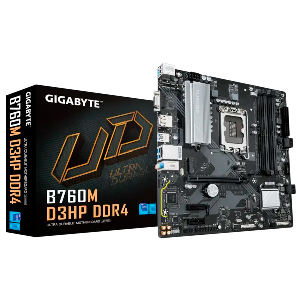 Материнская плата GIGABYTE B760M D3HP DDR4 — для бизнеса и офиса
