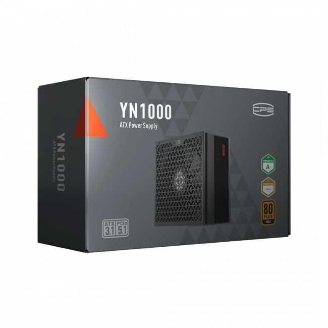 Блок питания ПК PcCooler P5-YN1000-G1F — для бизнеса и офиса