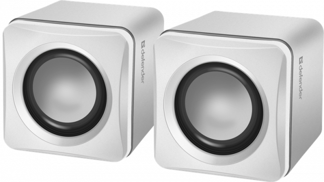 Defender#1 Акустическая 2.0 система SPK 33 белый, 5 Вт, питание от USB Defender SPK 33 (65631)