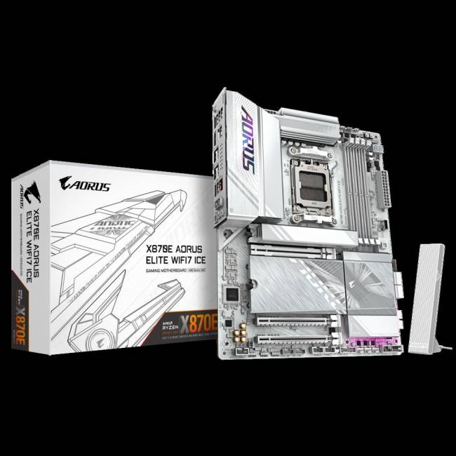 Материнская плата Gigabyte X870E AORUS ELITE WIFI7 ICE — для бизнеса и офиса