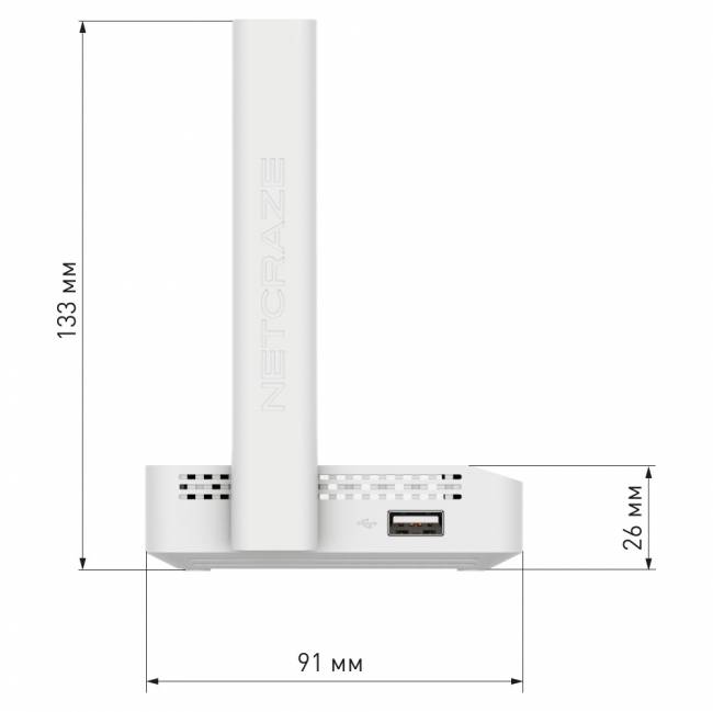 Маршрутизатор Netcraze Netcraze Launcher (NC-1221) — для бизнеса и офиса