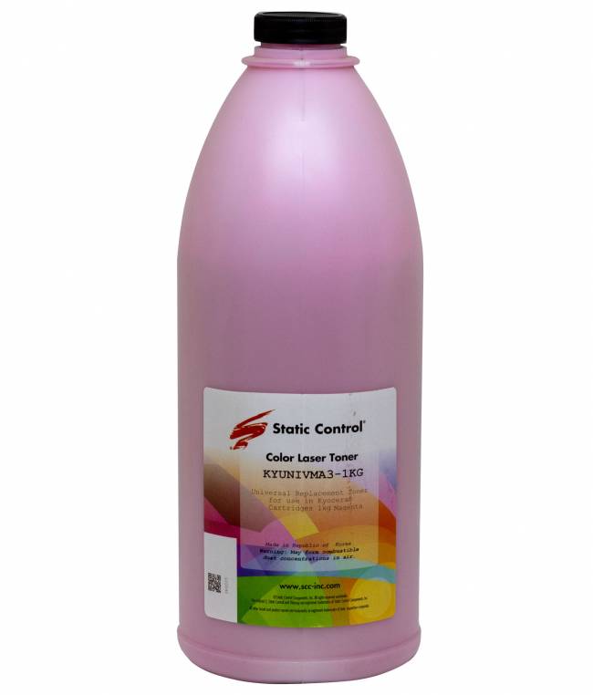 Тонер Static Control Универсальный для Kyocera, M, 1 кг, флакон — для бизнеса и офиса