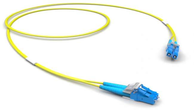 Оптический патчкорд LC-UPC/LC-UPC Duplex, 09/125 OS2, тип S, LSZH, 3 м Patchwork Оптический патчкорд — для бизнеса и офиса