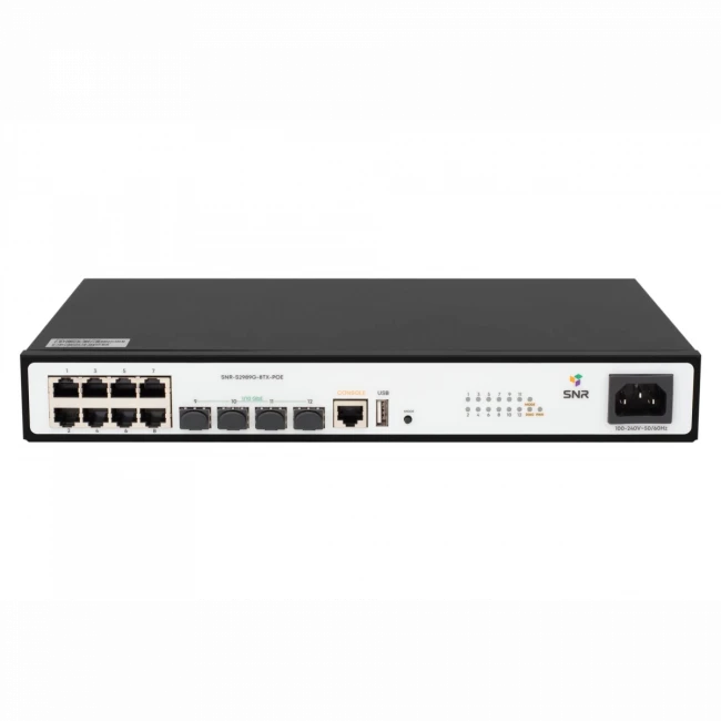 Коммутатор SNR SNR-S2989G-8TX-POE — для бизнеса и офиса