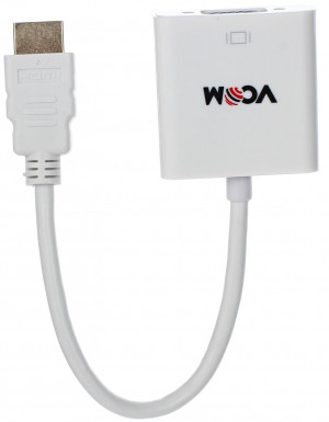 Кабель-переходник HDMI(M) ---> VGA(F)  VCOM <CG558> VCOM HDMI(M)  —  VGA(F)