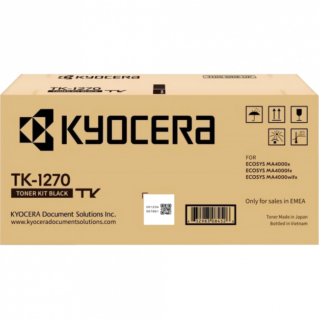 тонер-картридж Kyocera TK-1270 Kyocera TK-1270 (1T0C140NL0) — для бизнеса и офиса