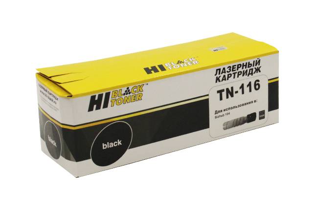Тонер-картридж Hi-Black (HB-TN-116/TN-118) для Konica Minolta Bizhub 164, 5,5K — для бизнеса и офиса