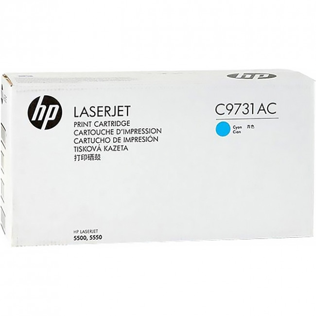 Тонер-картридж HP 645A Cyan Contract Original LaserJet Toner Cartridge (C9731AC)