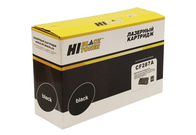 Картридж Hi-Black (HB-CF287A) для HP LJ M501dn/M506dn/M506x/M527dn/M527f/M527c, 9K — для бизнеса и офиса