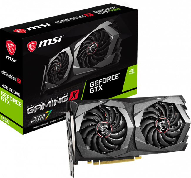 Видеокарта MSI GeForce GTX 1650 D6 GAMING X — для бизнеса и офиса