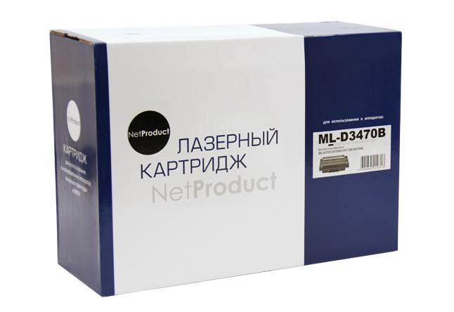 Картридж NetProduct (N-ML-D3470B) для Samsung ML-3470D/3471ND, 10K — для бизнеса и офиса