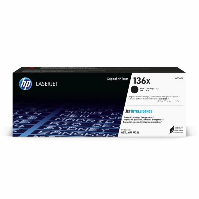 Картридж 136X для HP LJ M211d/dw/M236d/dw, 2,6К (O) W1360X черный — для бизнеса и офиса