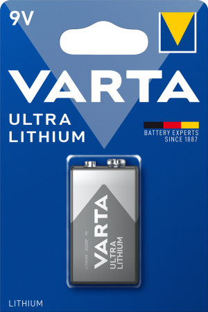 Батарейка Varta ULTRA Крона 6FR22 BL1 Lithium 9V (6122) (1/10/50) VARTA 06122301401 Батарейка Varta ULTRA Крона 6FR22 BL1 Lithium 9V (6122) (1/10/50) VARTA 06122301401