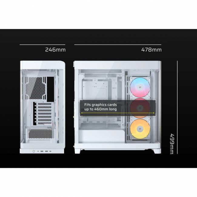 Корпус без блока питания Corsair CC-9011315-WW — для бизнеса и офиса