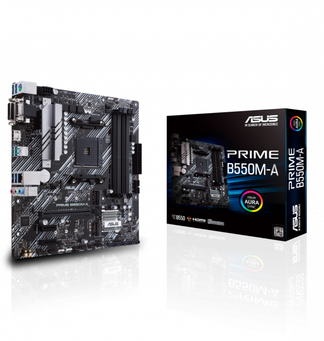Материнская плата ASUS PRIME B550M-A — для бизнеса и офиса Материнская плата ASUS PRIME B550M-A — для бизнеса и офиса