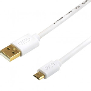 Кабель 1.8 m USB(Am) <=> microUSB, блистер Кабель Atcom 1.8 м (AT9073)