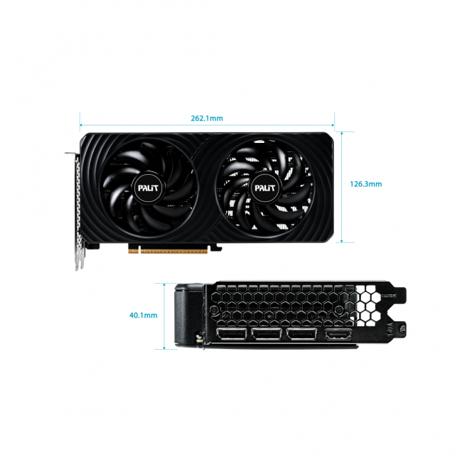 Видеокарта PALIT PA-RTX5060 DUAL OC 8GB PALIT (NE75060S19P1-GB2063D) — для бизнеса и офиса Видеокарта PALIT PA-RTX5060 DUAL OC 8GB PALIT (NE75060S19P1-GB2063D) — для бизнеса и офиса