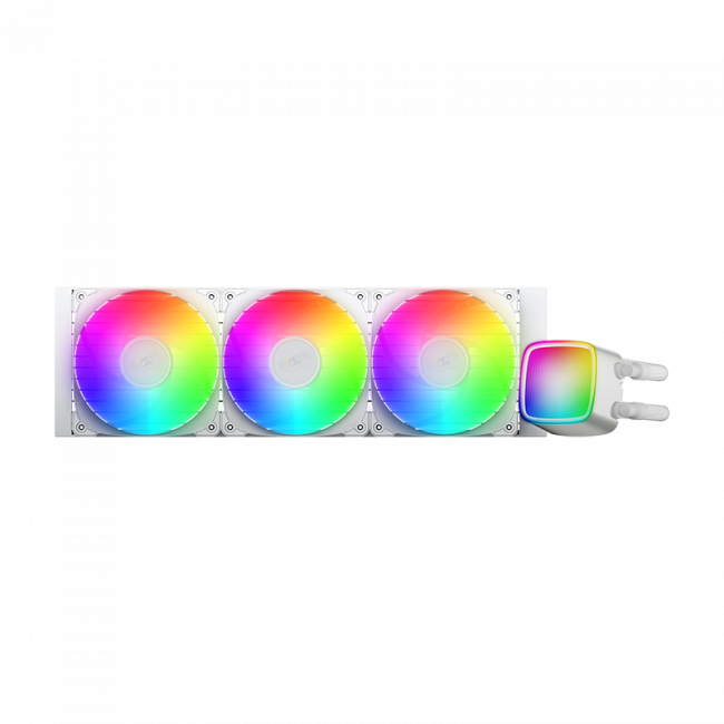 Система жидкостного охлаждения Geometric Future Eskimo Pro 360 White — для бизнеса и офиса
