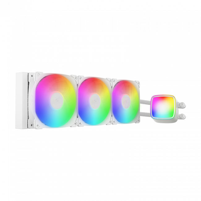 Система жидкостного охлаждения Geometric Future Eskimo Pro 360 White — для бизнеса и офиса