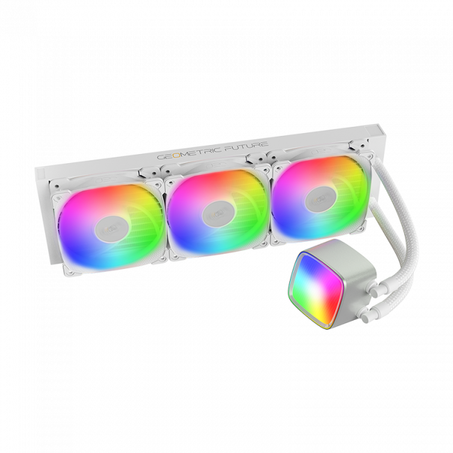 Система жидкостного охлаждения Geometric Future Eskimo Pro 360 White — для бизнеса и офиса