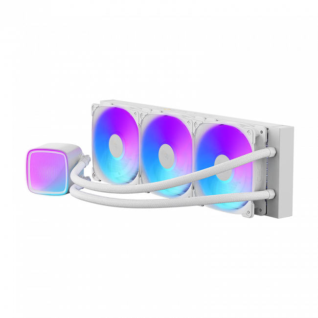 Система жидкостного охлаждения Geometric Future Eskimo Pro 360 White — для бизнеса и офиса