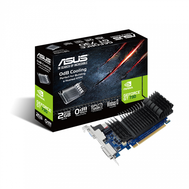 Видеокарта ASUS GT730-SL-2GD5-BRK — для бизнеса и офиса