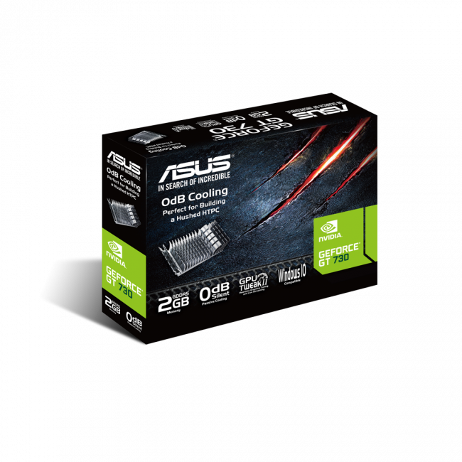 Видеокарта ASUS GT730-SL-2GD5-BRK — для бизнеса и офиса