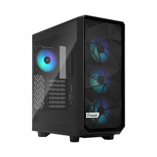 Корпус ПК без блока питания Корпус Design Meshify 2 Compact Lite TG Clear (FD-C-MEL2C-04) — для бизнеса и офиса Корпус ПК без блока питания Корпус Design Meshify 2 Compact Lite TG Clear (FD-C-MEL2C-04) — для бизнеса и офиса