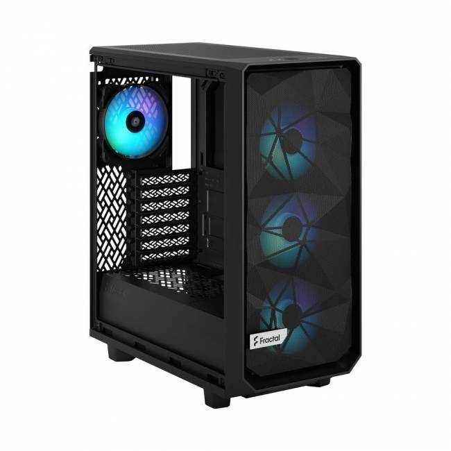 Корпус ПК без блока питания Корпус Design Meshify 2 Compact Lite TG Clear (FD-C-MEL2C-04) — для бизнеса и офиса Корпус ПК без блока питания Корпус Design Meshify 2 Compact Lite TG Clear (FD-C-MEL2C-04) — для бизнеса и офиса