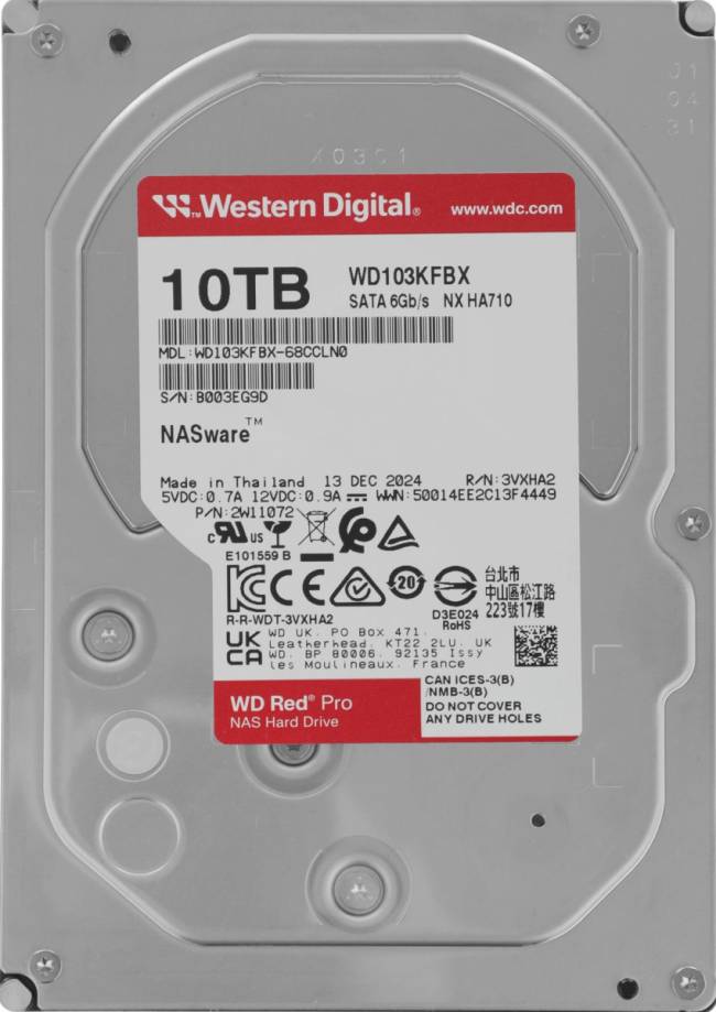 Жесткий диск WD WD103KFBX — для бизнеса и офиса
