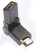 Greenconnect Адаптер переходник HDMI-HDMI GC- CV310 HDMI Тип А 19M AM / Тип А 19F AF 360 град, золотой разъем, пакет Greenconnect HDMI (m) - HDMI (f)